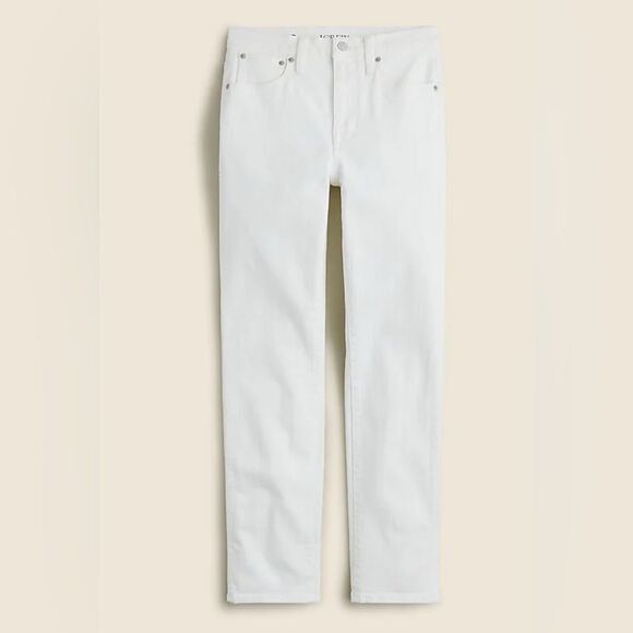 J.Crew 10" vintage slim-straight jean in white wash NWT Size 28P - Picture 1 of 9